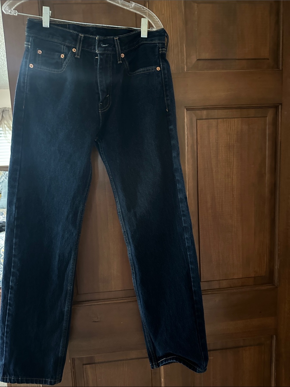Levi's Men's Navy Straight Jeans
